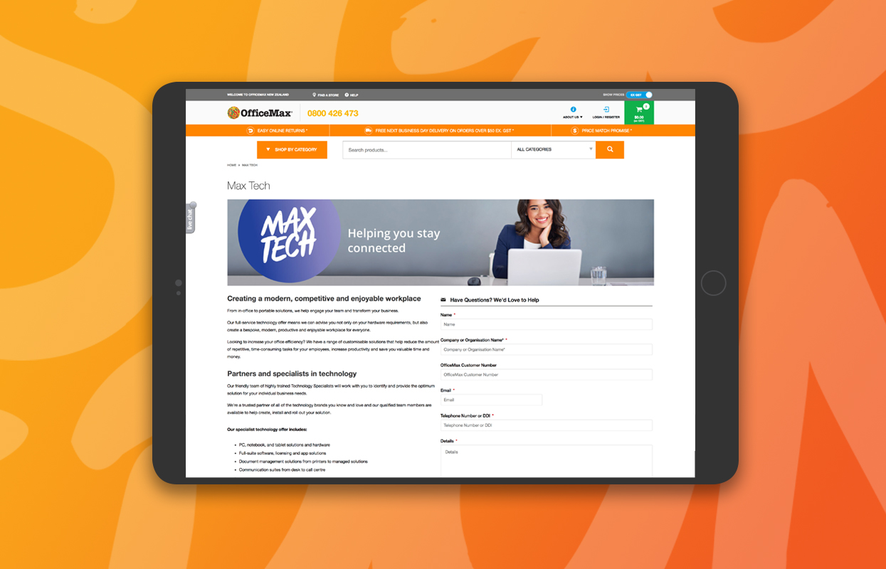 OfficeMax project image